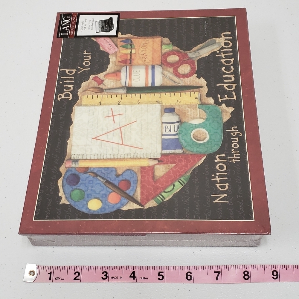 Lang Build Your Nation through Education 500 Piece Puzzle 2013 Sealed - Picture 5 of 6
